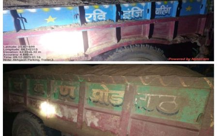 अवैध बालू माफिया पर जिला प्रशासन की बड़ी कार्रवाई, रातभर चली छापेमारी, 9 ट्रैक्टर जब्त