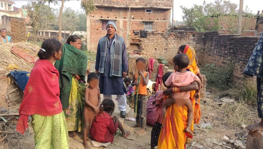 मुखिया ने किया वादा पूरा, महादलित बस्ती से लेकर विवादित रास्ते तक कराया विकास कार्य