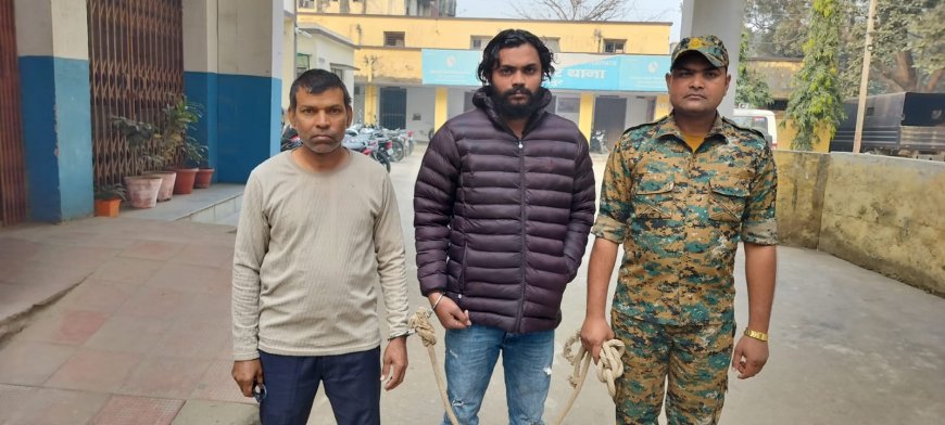 शराब मामलें में दो गिरफ्तार,  छोटका चंदा गांव के पास पुलिस की बड़ी कार्रवाई, दो गिरफ्तार